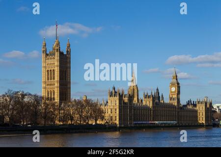 Palast von westminster Stockfoto