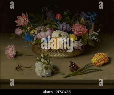 Blumenstillleben. Ambrosius Bosschaert der Ältere (Niederländisch, 1573 - 1621) Stockfoto