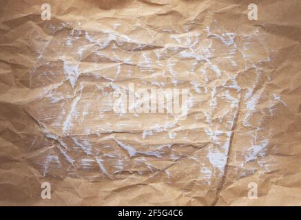Bemaltes Papier Hintergrund Textur als abstrakte Oberfläche. Bemalte zerknitterte oder zerknitterte Handwerk Papier Hintergrund Stockfoto
