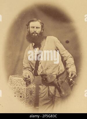 Captain Hill. Felice Beato (Englisch, geboren Italien, 1832 - 1909) Stockfoto