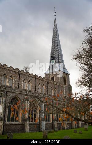 St. Mary's Church, Hadleigh, Suffolk. Stockfoto