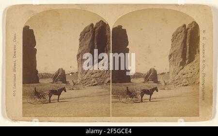 Tor, Garten der Götter.. William Henry Jackson & Co Stockfoto