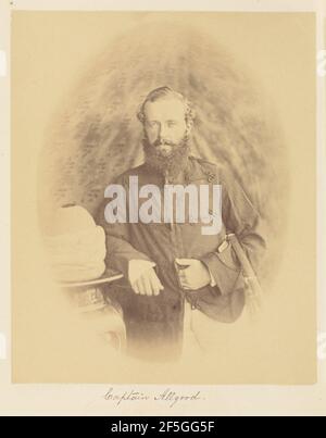 Kapitän Allgood. Felice Beato (Englisch, geboren Italien, 1832 - 1909) Stockfoto