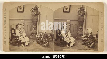 Segne ihr kleines Herz, komm zu Oma.. Edward und Henry T. Anthony & Co. (Amerikaner, gegründet 1862, fusioniert 1902) Stockfoto