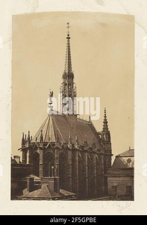 La Sainte-Chapelle, Paris. Bisson Frères (Französisch, aktiv 1840 - 1864) Stockfoto