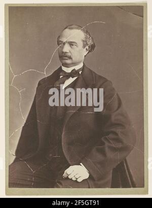 Auguste Maquet. Nadar Gaspard Félix Tournachon (Französisch, 1820 - 1910) Stockfoto