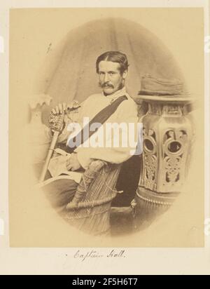 Kapitänshalle. Felice Beato (Englisch, geboren Italien, 1832 - 1909) Stockfoto