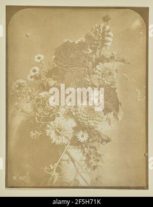 Blumenvase. Hippolyte Bayard (Französisch, 1801 - 1887) Stockfoto