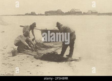 Schmelzen auf dem Fluss Blythe. Suffolk... Peter Henry Emerson (Brite, geb. Kuba, 1856 - 1936) Stockfoto