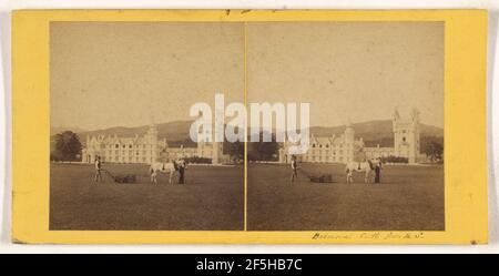 Balmoral Castle aus dem S... Unbekannter Hersteller, britisch Stockfoto