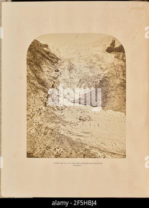 Oberer Eisfall des Ober Grindelwald Gletschers. Ernest H. Edwards (Großbritannien, 1837 - 1903) Stockfoto