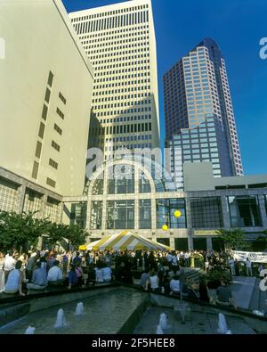 2003 HISTORISCHE SOUTH TRYON PLATZ IN DER INNENSTADT CHARLOTTE MACKLENBURG COUNTY NORTH CAROLINA USA Stockfoto