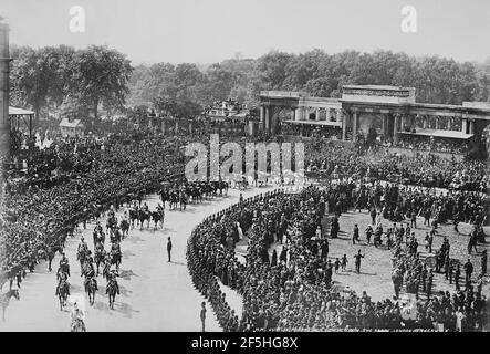 Die Jubilee-Prozession von Queen Victoria im Hyde Park Corner. Stockfoto