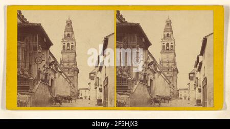 Cordova - Turm der Kathedrale.. Frank Mason Good (Englisch, 1839 - 1928) Stockfoto