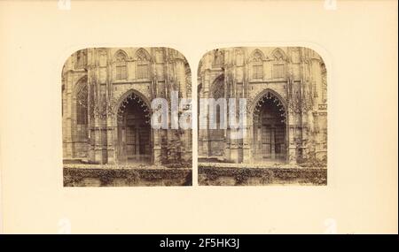 Südportal, Kirche Saint Ouen, Rouen. Robert Howlett (Großbritannien, 1831 - 1858) Stockfoto