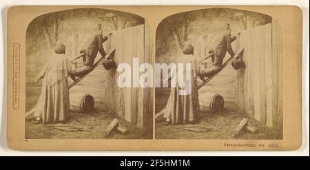 Lauschangriffe... Franklin G. Weller (amerikanisch, 1833 - 1877) Stockfoto