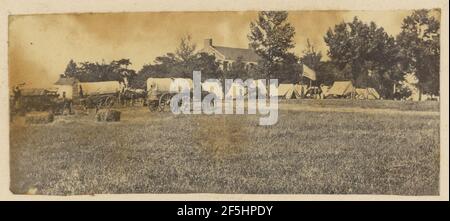 Manassas, Virginia, in der Nähe des Hauptquartiers von General Irvin McDowell. Timothy H. O'Sullivan (Amerikaner, um 1840 - 1882) Stockfoto