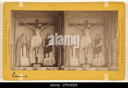 Panama. Kirche Santa Ana.. Eadweard J. Muybridge (Amerikaner, geb. England, 1830 - 1904) Stockfoto