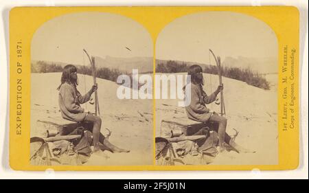 Maiman, ein Mohave-Indianer, Guide und Dolmetscher während eines Teils der Saison in Colorado Timothy H. O'Sullivan (Amerikaner, um 1840 - 1882) Stockfoto