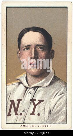 Red Ames, New York Giants, Baseball card Portrait Stockfoto