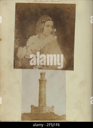 Nelson Monument, Calton Hill, Edinburgh... Robert Adamson (Scottish, 1821 - 1848) Stockfoto