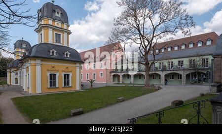 Gartenpavillon des Juliusspitals, Würzburg, Deutschland Stockfoto