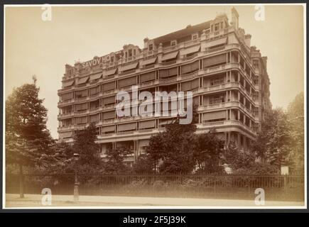 Das Savoy Hotel. London Stereoscopic Company (aktiv 1854 - 1890) Stockfoto