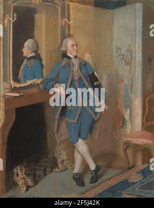 Porträt von John, Lord Mountstuart, später 4th Earl und 1st Marquess of Bute. Jean-Étienne Liotard (Schweiz, 1702 - 1789) Stockfoto