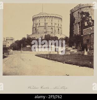 Windsor Castle - Der Keep.. Arthur James Melhuish (Englisch, 1829 - 1895) Stockfoto