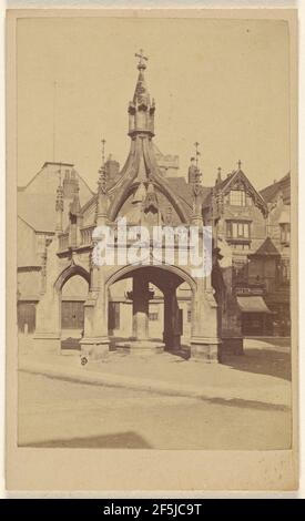 Geflügelkreuz, Salisbury... J. W. Miell (britisch, aktiv Salisbury, England 1860s) Stockfoto