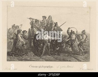 Bauern. Armand-Hippolyte-Louis Fizeau (Französisch, 1819 - 1896) Stockfoto