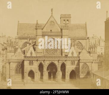 St. Germain l'Auxerrois. Bisson Frères (Französisch, aktiv 1840 - 1864) Stockfoto