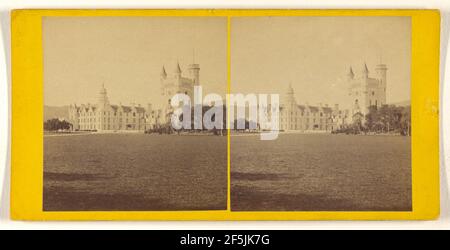 Balmoral Burg, aus dem Südosten.. George Washington Wilson (Scottish, 1823 - 1893) Stockfoto