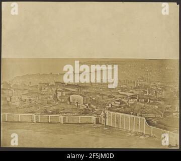Stadt von oben. Durand (Französisch, aktiv Mitte des 19th. Jahrhunderts) Stockfoto