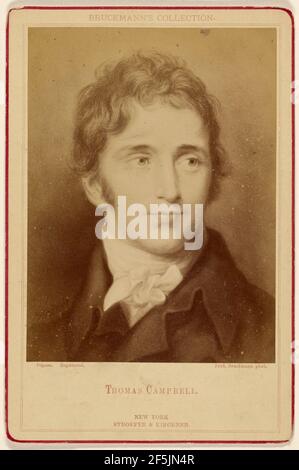 Thomas Campbell. Ein Gemälde. Friedrich Bruckmann (Deutsch, 1814 - 1898) Stockfoto