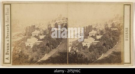 Panorama de Thoune... Adolphe Braun (Französisch, 1812 - 1877) Stockfoto