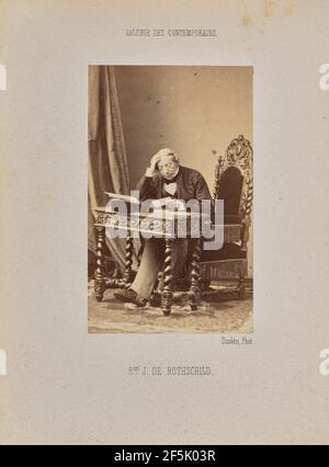 Baron J. de Rothschild. André Adolphe-Eugène Disdéri (Französisch, 1819 - 1889) Stockfoto