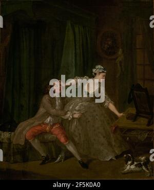 Vorher. William Hogarth (Englisch, 1697 - 1764) Stockfoto