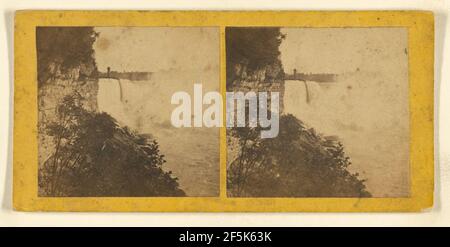 Blick auf die Fälle, Niagara Falls, N.Y.. Samuel J. Mason (Amerikaner, aktiv Niagara Falls, New York 1860s) Stockfoto