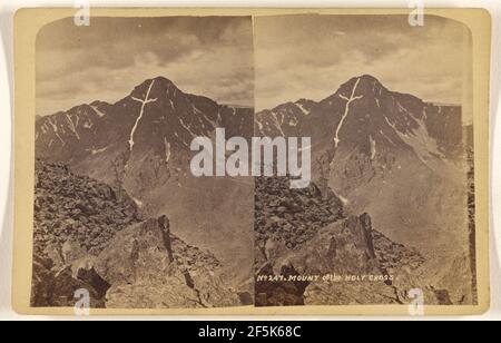 Berg des Heiligen Kreuzes.. John E. Nast (Amerikaner, aktiver Manitou, Colorado 1880s) Stockfoto