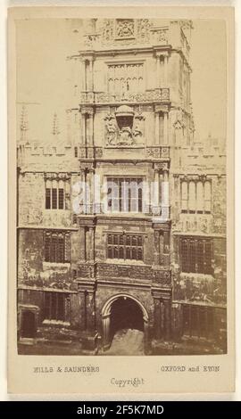 Turm der Schule - 5 Stile der Architektur. Hills & Saunders (britisch, aktiv ca. 1860 - 1920s) Stockfoto