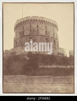 Round Tower, Windsor Castle. William Henry Fox Talbot (Englisch, 1800 - 1877) Stockfoto