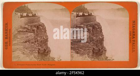 Prospect Point im New Park - Niagara. George Barker (Amerikanisch, 1844 - 1894) Stockfoto
