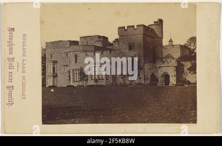 Englische Seenlandschaft. Brougham Hall in der Nähe von Penrith ... Alfred Pettitt (Englisch, 1820 - 1880) Stockfoto