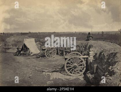 Rebel arbeitet vor Atlanta, Georgia, Nr. 4. George N. Barnard (amerikanisch, 1819 - 1902) Stockfoto