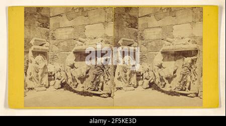 Athen. - Skulptur des wingless Sieges.. Frank Mason Good (Englisch, 1839 - 1928) Stockfoto