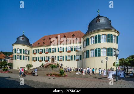 Hochzeitsempfang auf Schloss Bad Bergzabern, Deutsche Weinstraße, Rheinland-Pfalz, Deutschland Stockfoto