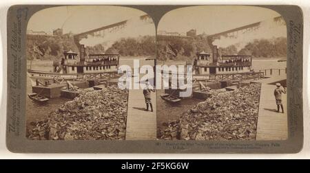 'Maid of the Mist' - Nymphe des mächtigen Katarakts, Niagara Falls, USA. Underwood & Underwood (Amerikaner, gegründet 1881, aufgelöst 1940s) Stockfoto