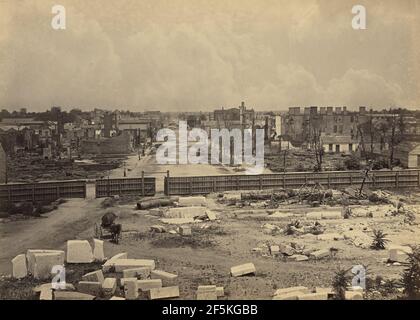 Columbia vom Capitol. George N. Barnard (amerikanisch, 1819 - 1902) Stockfoto