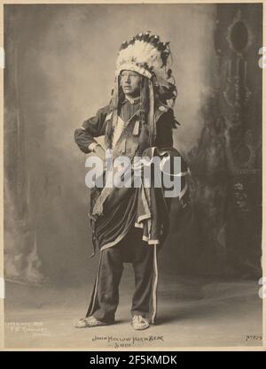 John Hollow Horn Bear, Sioux. Stockfoto